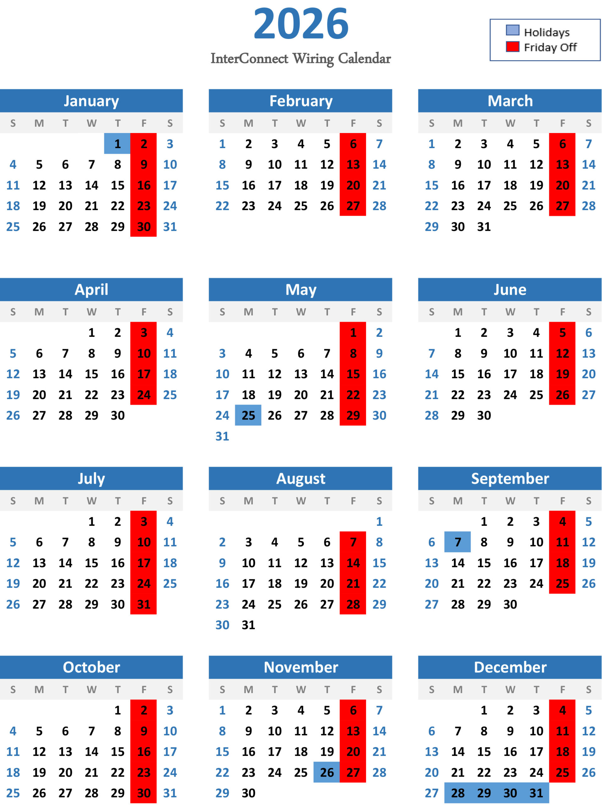 2026 InterConnect Wiring